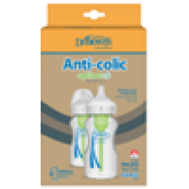 Options+ 仿母乳排氣奶樽 - 玻璃 9oz 兩個裝